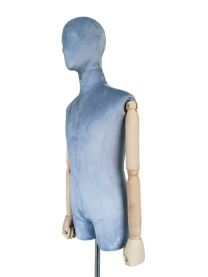 xintu-blue-velvet-half-body-male-01-angled.webp Blue Velvet Male Half-Body Mannequin, angled view