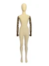 xintu-linen-full-body-female-01-front.webp Linen Female Full-Body Mannequin with Wooden Arms, front view