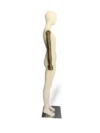 xintu-linen-full-body-female-03-side.webp Linen Female Full-Body Mannequin with Wooden Arms, side view
