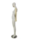 xintu-linen-full-body-female-painted-arms-03-side.webp Linen Female Full-Body Mannequin with Painted Arms, side view