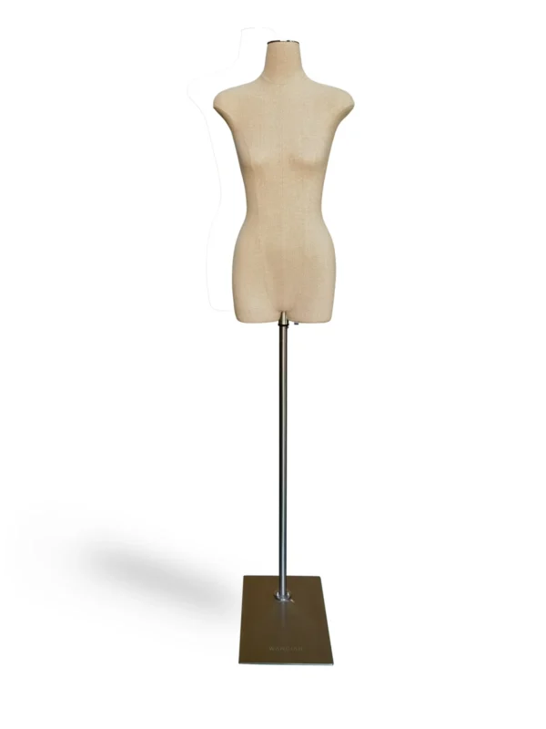 xintu-linen-handless-half-body-female-metal-base-04.webp Mannequin féminin en lin, demi-corps, sans mains