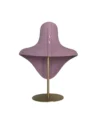 xintu-pink-suede-necklace-bust-03-back.webp Pink Suede Necklace Display Bust, back view
