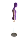 xintu-purple-velvet-half-body-female-04-side.webp Purple Velvet Female Half-Body Mannequin, side view
