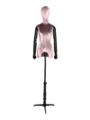 xintu-purple-velvet-half-body-female-abs-arms-01-front.webp Purple Velvet Female Half-Body Mannequin with ABS Arms, front view