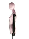 xintu-purple-velvet-half-body-female-abs-arms-03-side.webp Purple Velvet Female Half-Body Mannequin with ABS Arms, side view