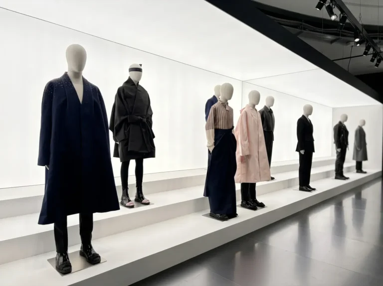 Custom fabric-covered mannequins for a flagship fashion store display – XINTU case study