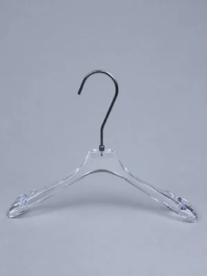 Notched-Shoulder Acrylic Hanger