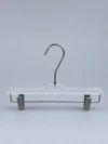 jy03-355x38x12-mens-pant-hanger-01.webp Men’s Acrylic Trouser Hanger with Anti-Slip Bar