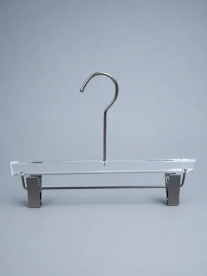 jy06-325x25x12-pant-hanger-01.webp Compact Acrylic Trouser Hanger, 32.5cm