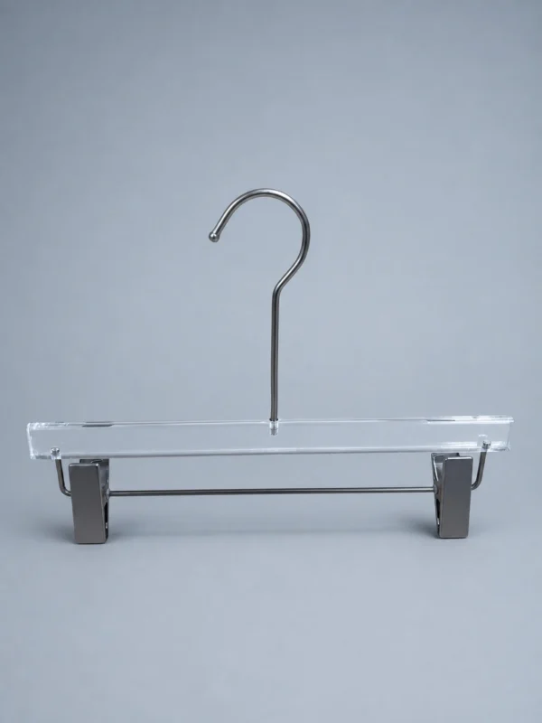 jy06-325x25x12-pant-hanger-01.webp Compact Acrylic Trouser Hanger, 32.5cm