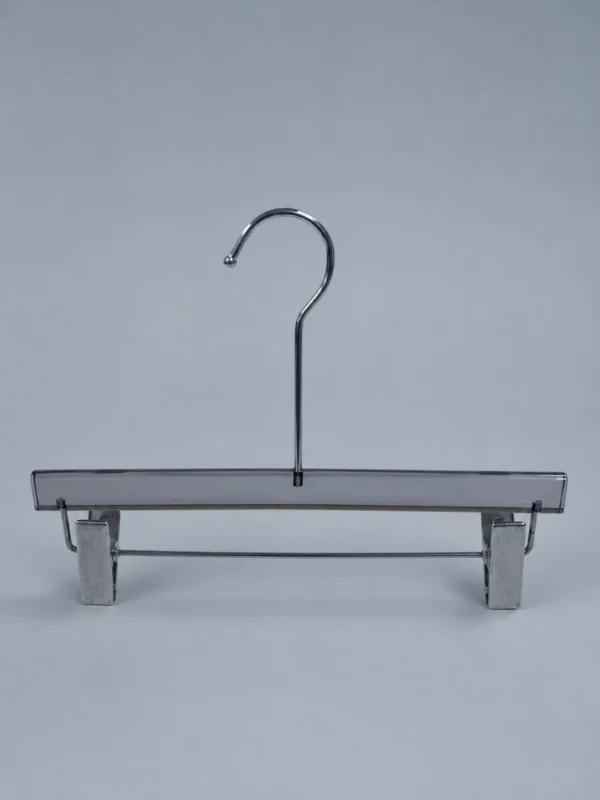 jy06-325x25x12-pant-hanger-03.webp Compact Acrylic Trouser Hanger, 32.5cm
