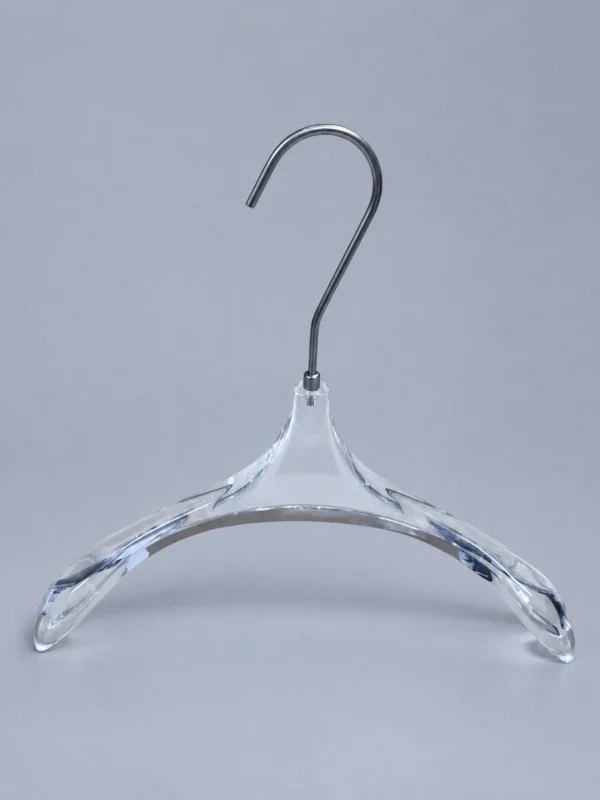 Pointed-Shoulder Acrylic Hanger for Women