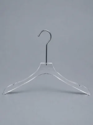 jy36-430x15-mens-hanger-01.webp Slim-Neck Acrylic Shirt Hanger for Men