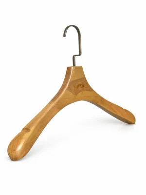 Natural Beech Women’s Pointed-End Hanger with Notches