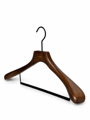 Dark walnut beech wood men's suit hanger – XINTU