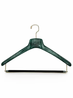 xintu-green-resin-suit-hanger-01-v3.webp Green Resin Suit Hanger with Trouser Bar