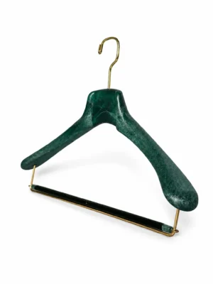 Green Resin Suit Hanger with Trouser Bar