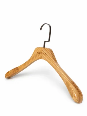 Lacquered ash women's non-slip wooden hanger – XINTU