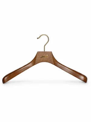 Walnut-Finish Ash Men’s Business Suit Hanger
