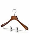 Walnut-Finish Beech Women’s Trouser & Skirt Hanger