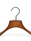 Walnut-Finish Beech Women’s Trouser & Skirt Hanger