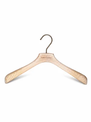 Whitewashed Pine Vintage Women’s Hanger, Brushed Finish